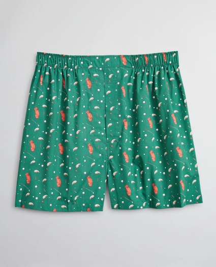Traditional Fit Golf Motif Boxers