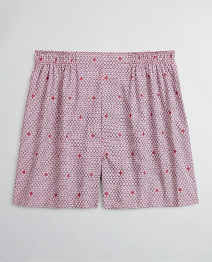 Traditional Fit Diamond Neat with Fleece Boxers