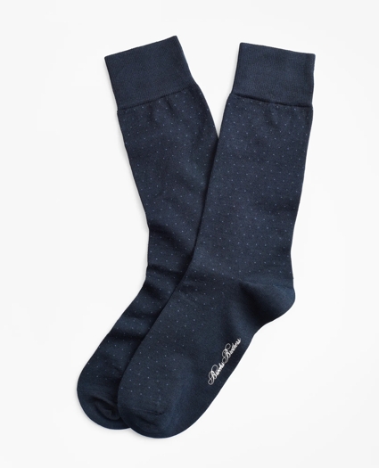 Polka Dot Crew Socks