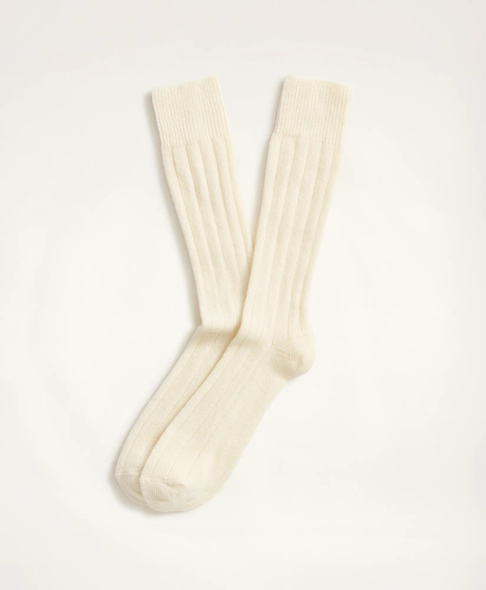 Cashmere Crew Socks, image 1