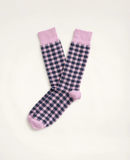 Gingham Crew Socks