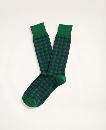 Gingham Crew Socks