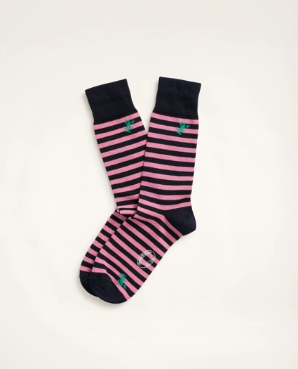 Lobster Stripe Crew Socks