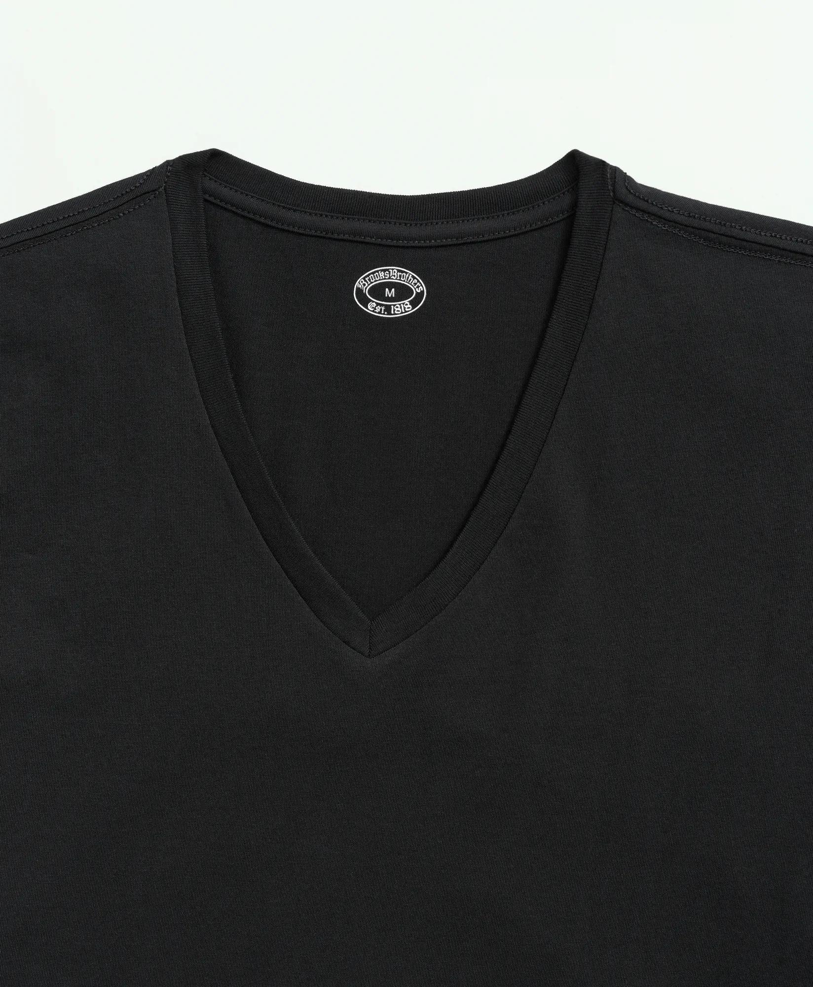 Supima&reg; Cotton V-Neck Undershirt-3 Pack, image 2