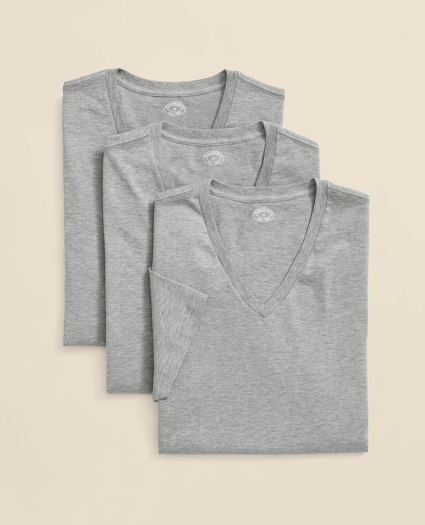 Supima&reg; Cotton V-Neck Undershirt-3 Pack, image 1