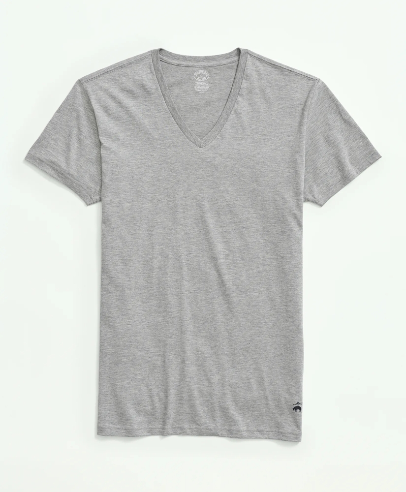 Supima® Cotton V-Neck Undershirt-3 Pack, image 2