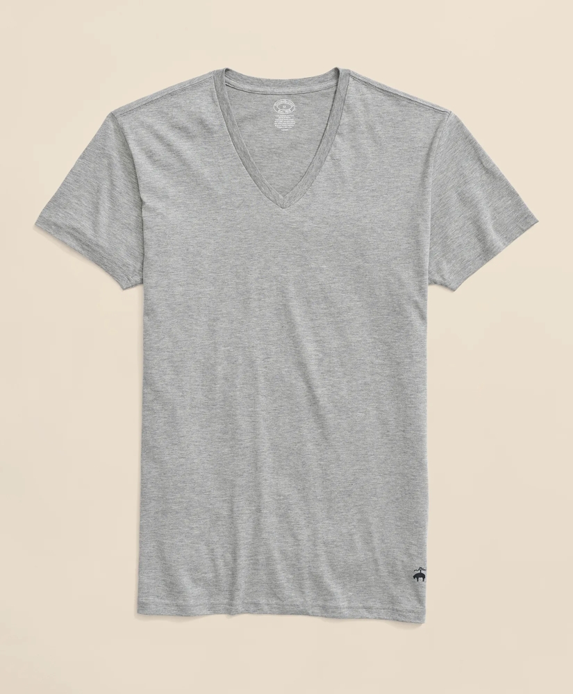 Supima&reg; Cotton V-Neck Undershirt-3 Pack, image 2