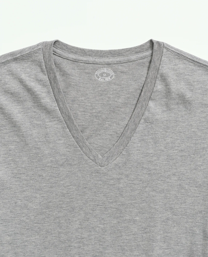 Supima® Cotton V-Neck Undershirt-3 Pack, image 3