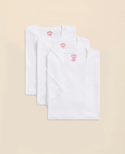Supima&reg; Cotton V-Neck Undershirt-3 Pack, image 1