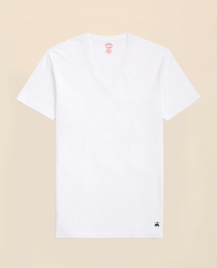 Supima&reg; Cotton V-Neck Undershirt-3 Pack, image 2