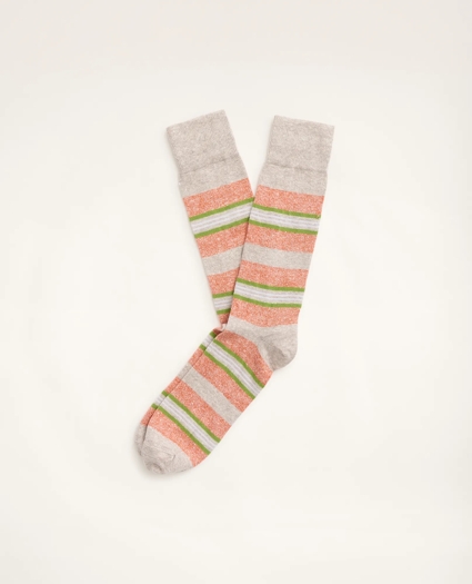 Multi-Stripe Crew Socks
