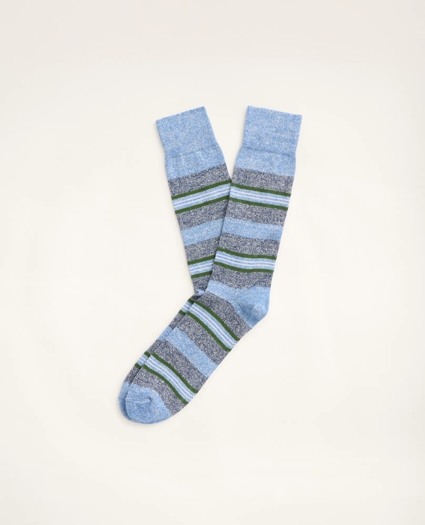 Multi-Stripe Crew Socks