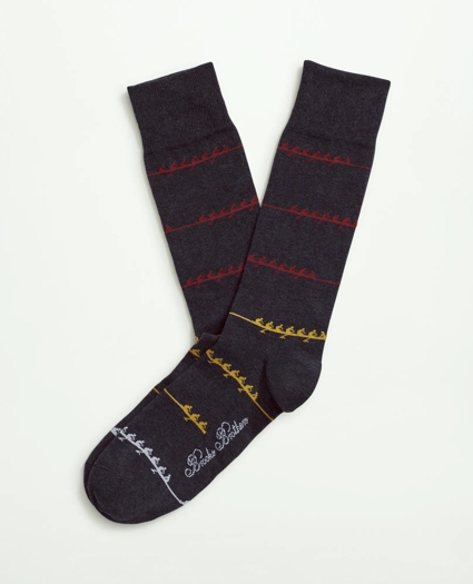 Rower Stripe Crew Socks