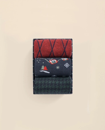 Stretch Cotton Holiday Novelty 3-Pack Gift Box, image 2