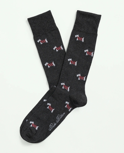 Cotton Blend Westie Dog Socks