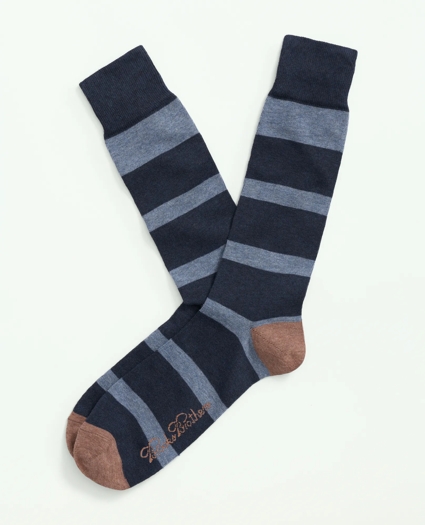 Cotton Blend BB#4 Striped Socks