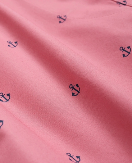 Cotton Broadcloth Anchor Print Boxers, image 2