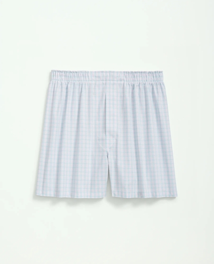 Cotton Broadcloth Multi Checked Boxers, image 1