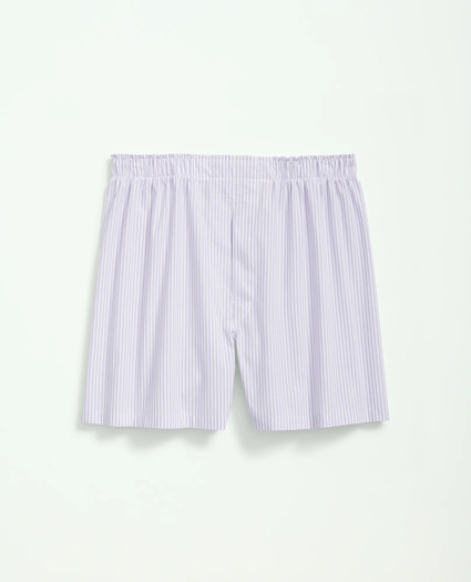 Cotton Broadcloth Striped Boxers, image 1