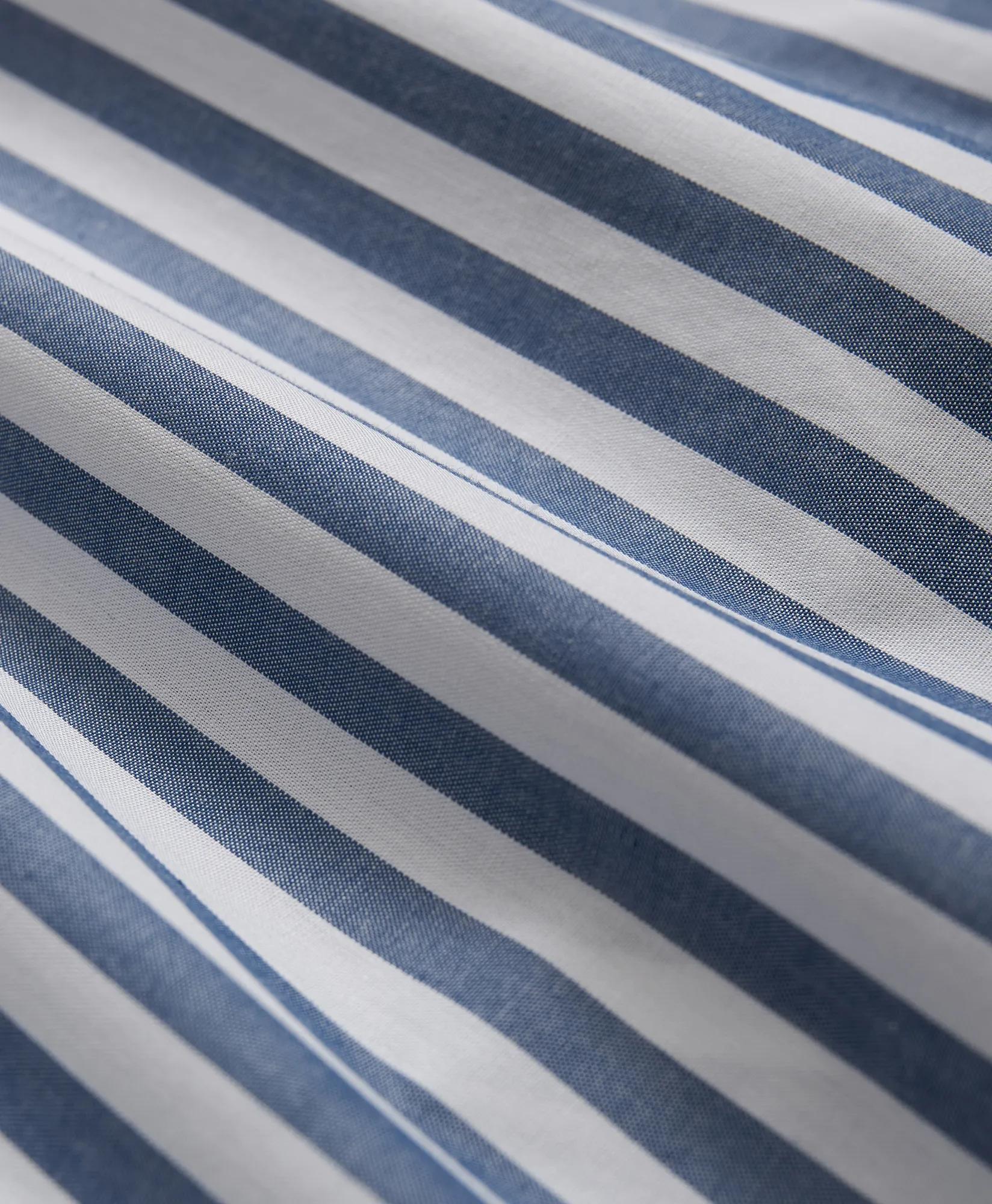 Cotton Broadcloth Butcher-Stripe Boxers, image 2