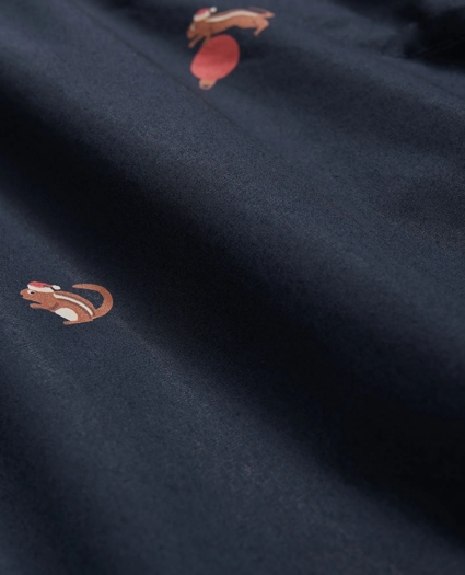 Cotton Broadcloth Chipmunk-Pattern Boxers, image 2