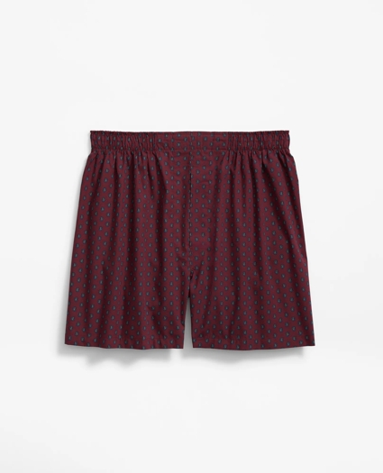 Cotton Broadcloth Foulard Boxers, image 1