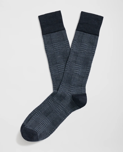 Wool Blend Prince of Wales Socks