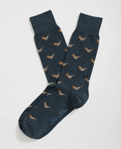 Cotton-Blend Eagle Socks