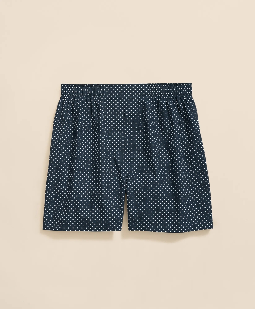 Cotton Broadcloth Dot Boxers