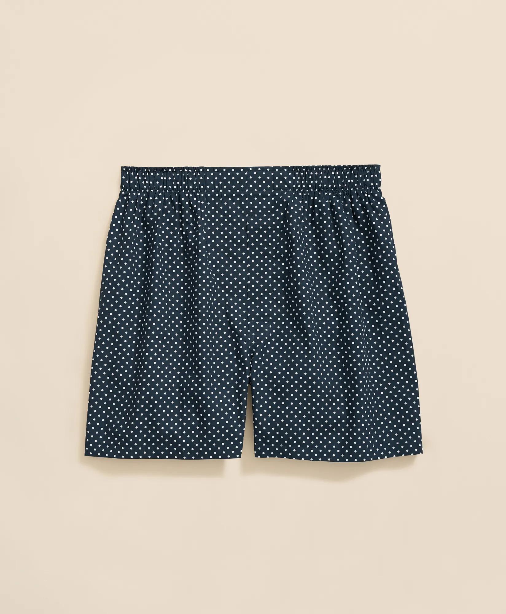 Cotton Broadcloth Dot Boxers, image 1