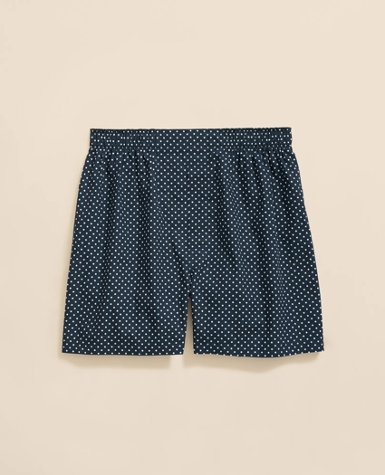 Cotton Broadcloth Dot Boxers, image 1