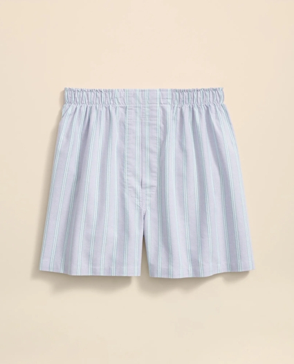 Cotton Oxford BB#1 Striped Boxers, image 1