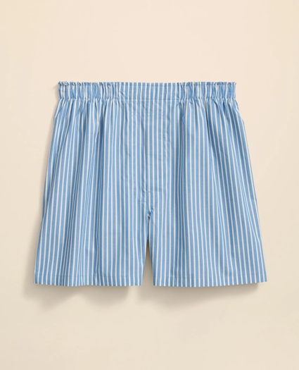 Cotton Broadcloth Bengal Striped Boxers, image 1