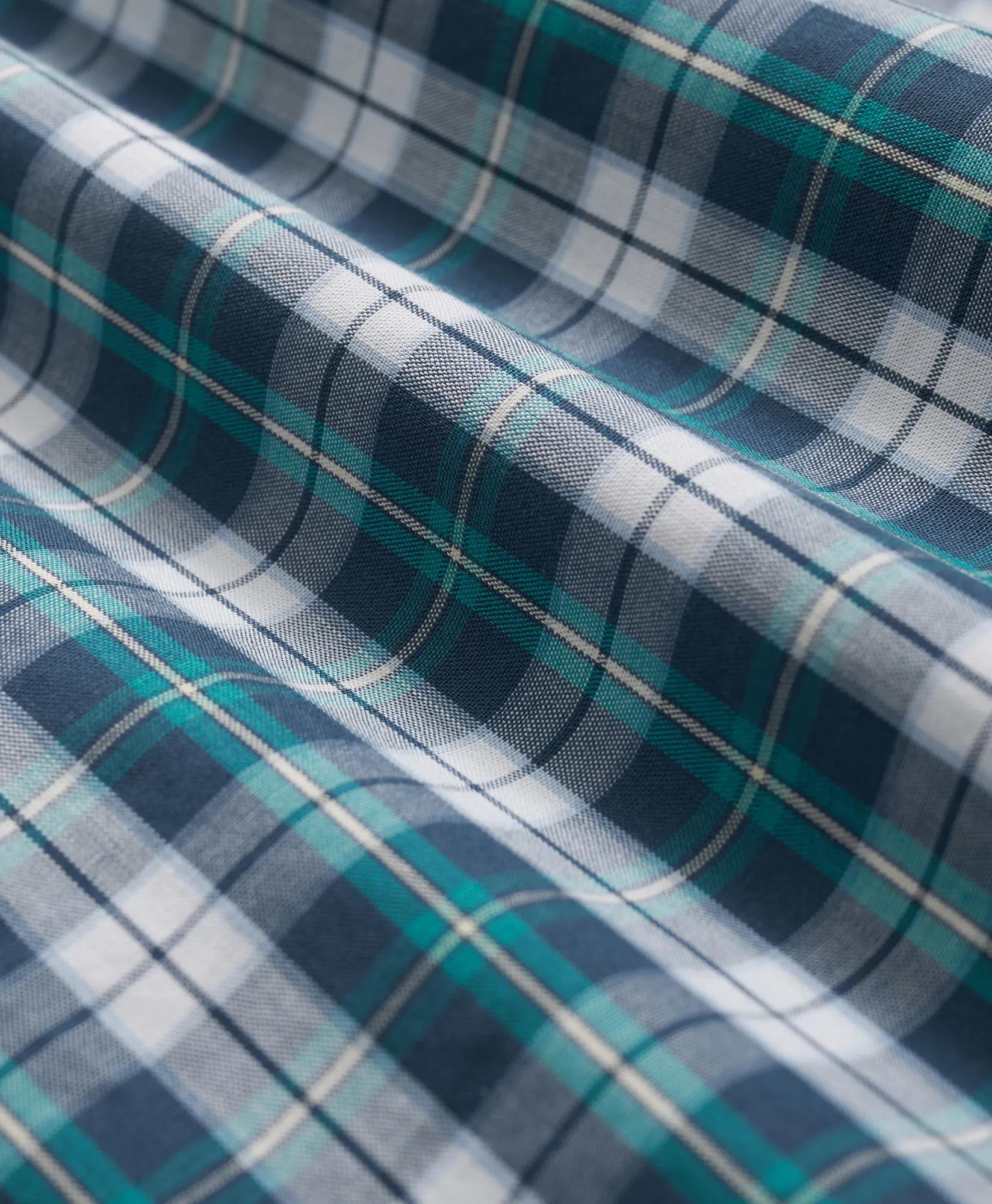 Cotton Broadcloth Plaid Boxers, image 2