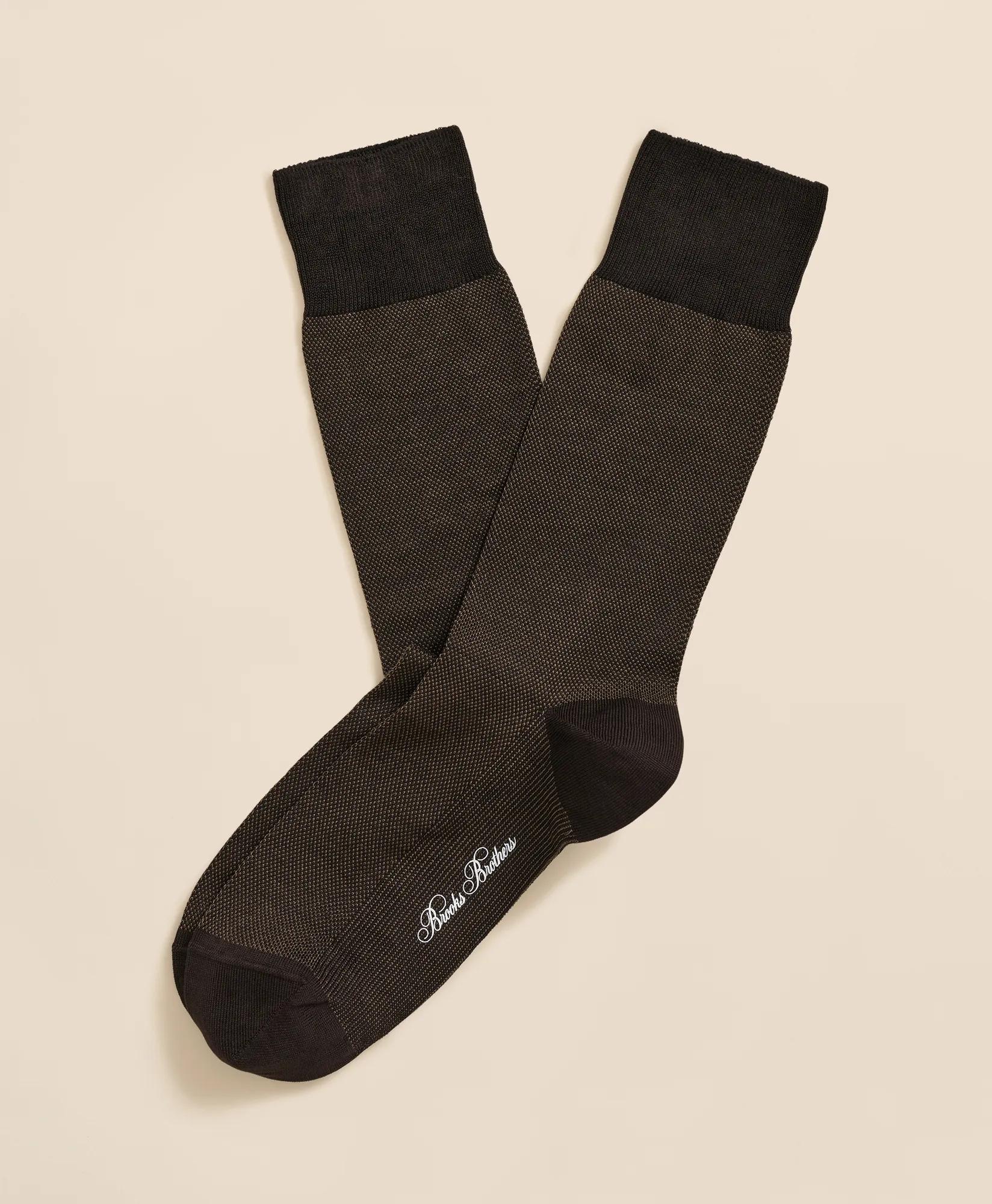 Merino-Wool-Blend Mini Dot Socks, image 1