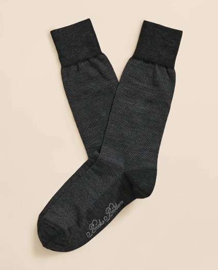 Merino-Wool-Blend Mini Dot Socks