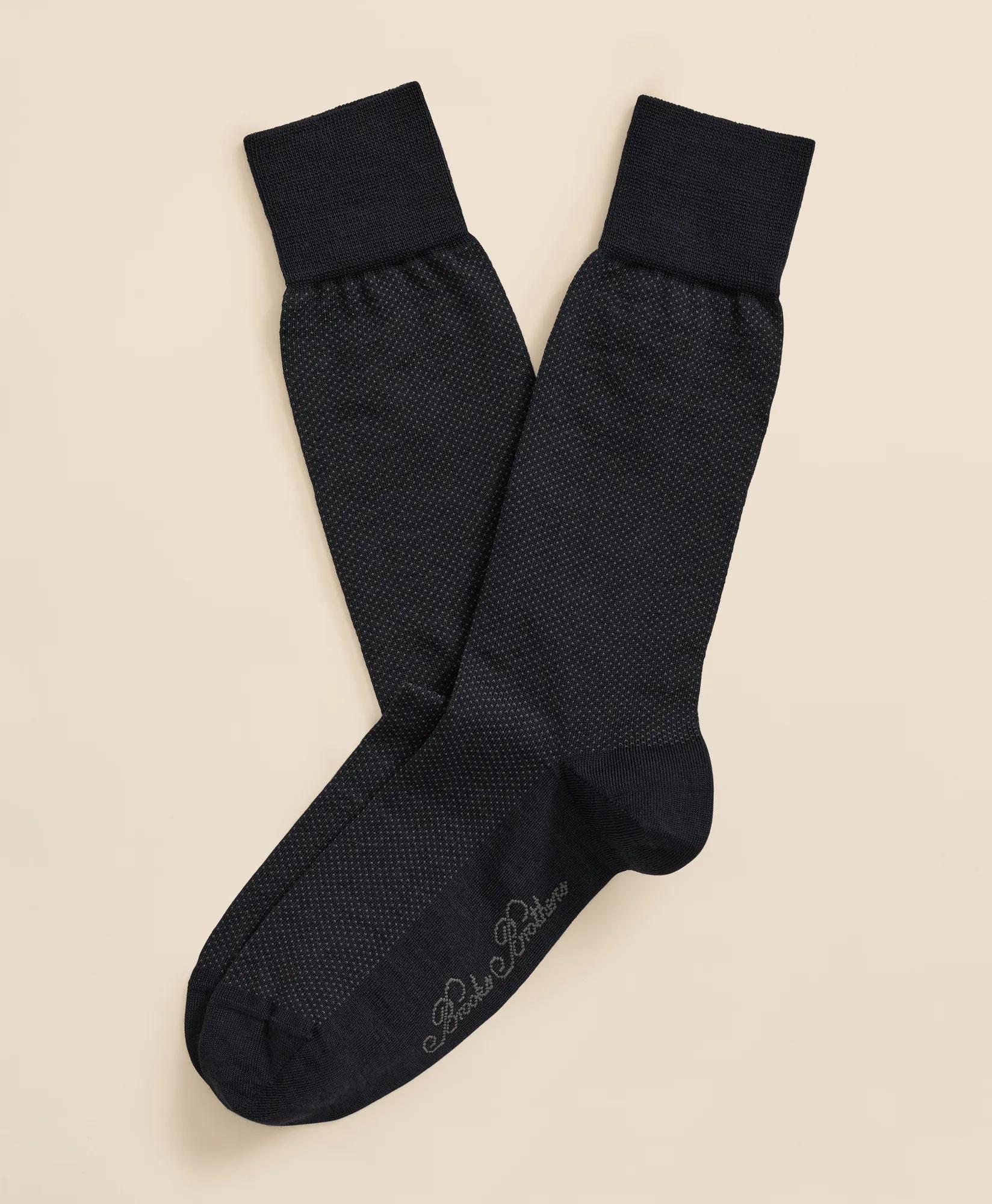 Merino-Wool-Blend Mini Dot Socks, image 1