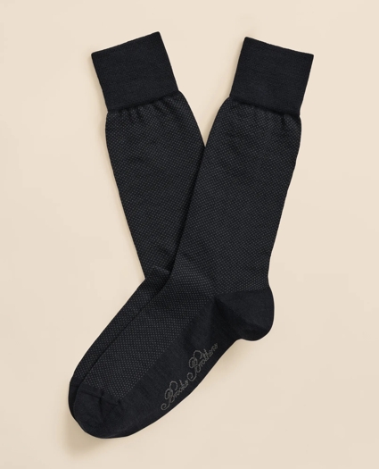 Merino-Wool-Blend Mini Dot Socks