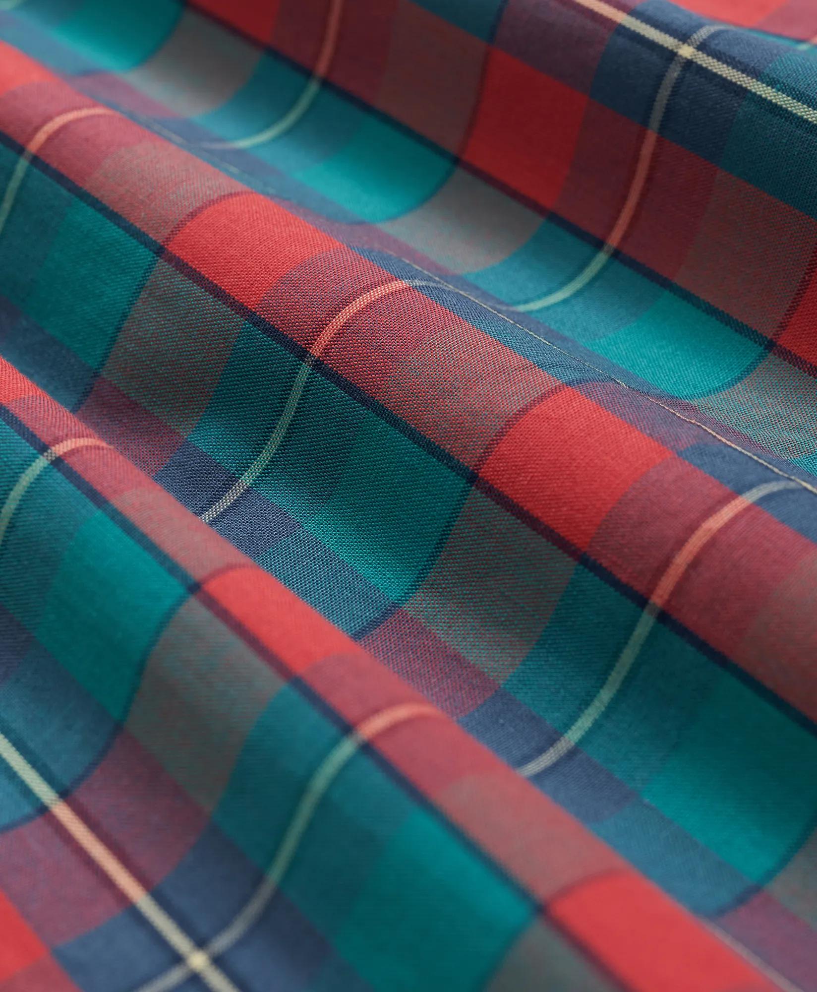 Cotton Broadcloth Multi Tartan Boxers, image 2