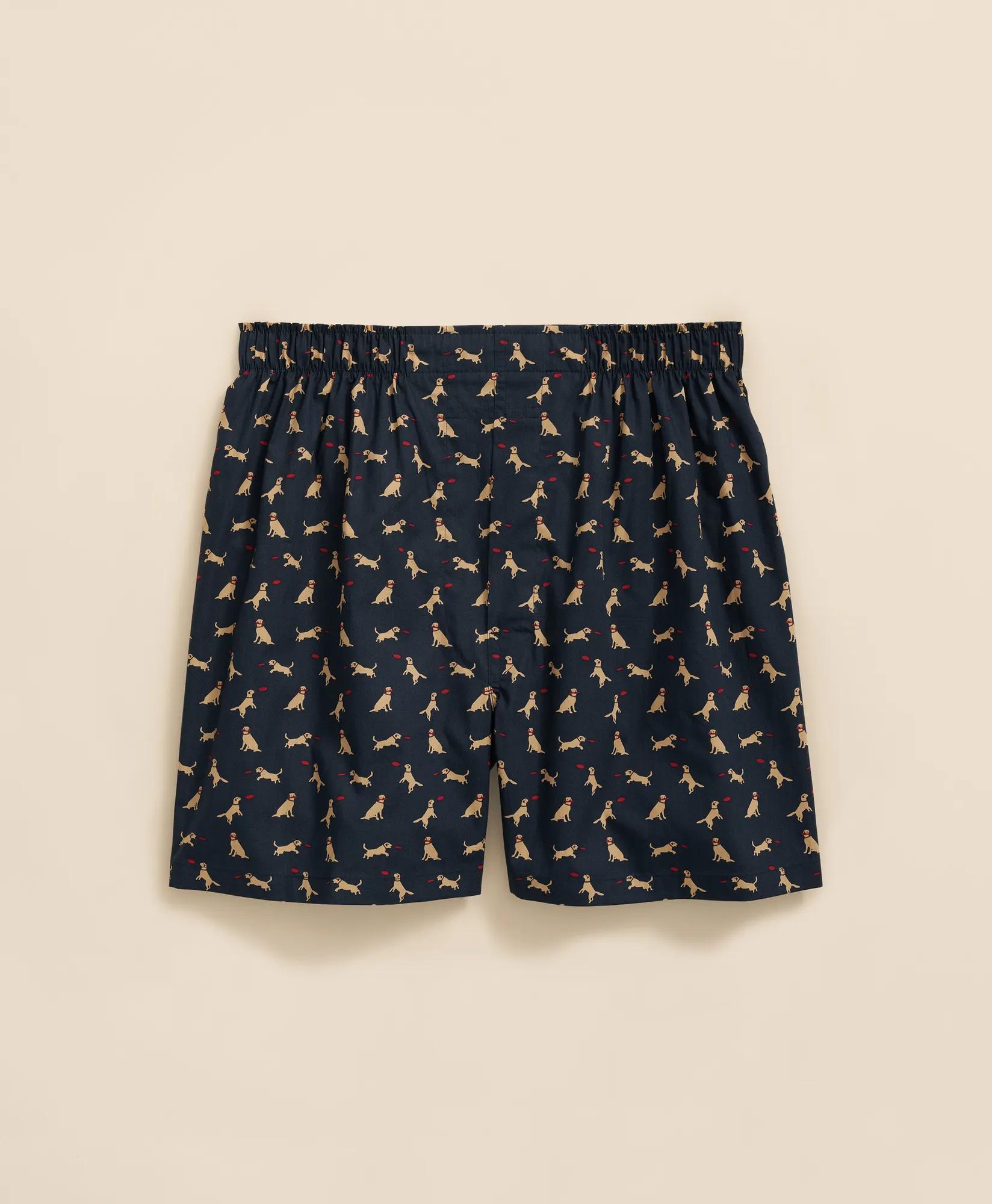 Cotton Broadcloth Dog & Frisbee Boxers, image 1