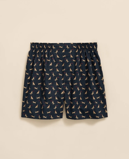 Cotton Broadcloth Dog & Frisbee Boxers, image 1
