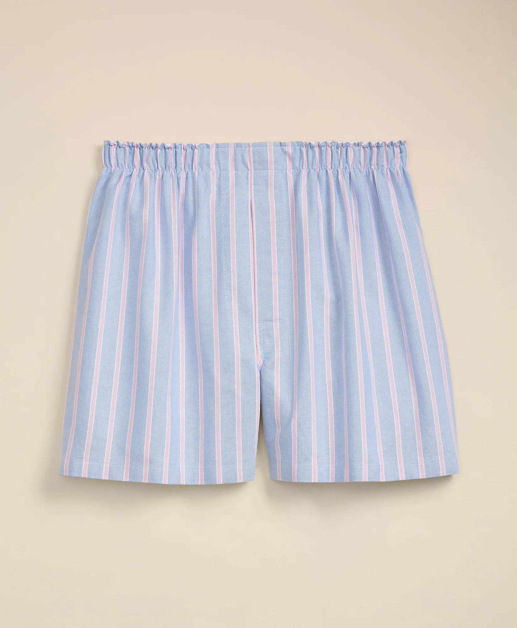 Cotton Oxford Stripes Boxers, image 1