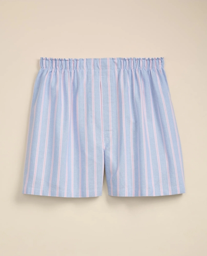 Cotton Oxford Stripes Boxers, image 1