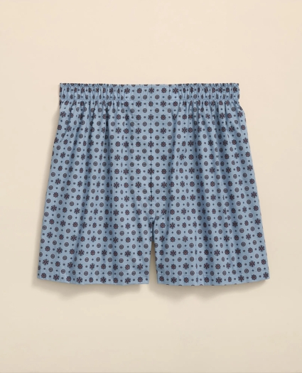 Cotton Broadcloth Foulard Boxers, image 1
