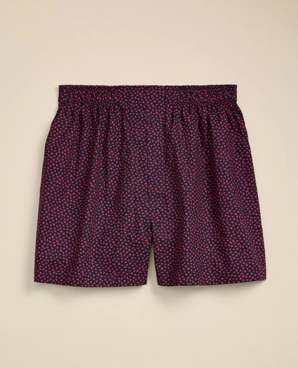 Cotton Broadcloth Heart Boxers, image 1