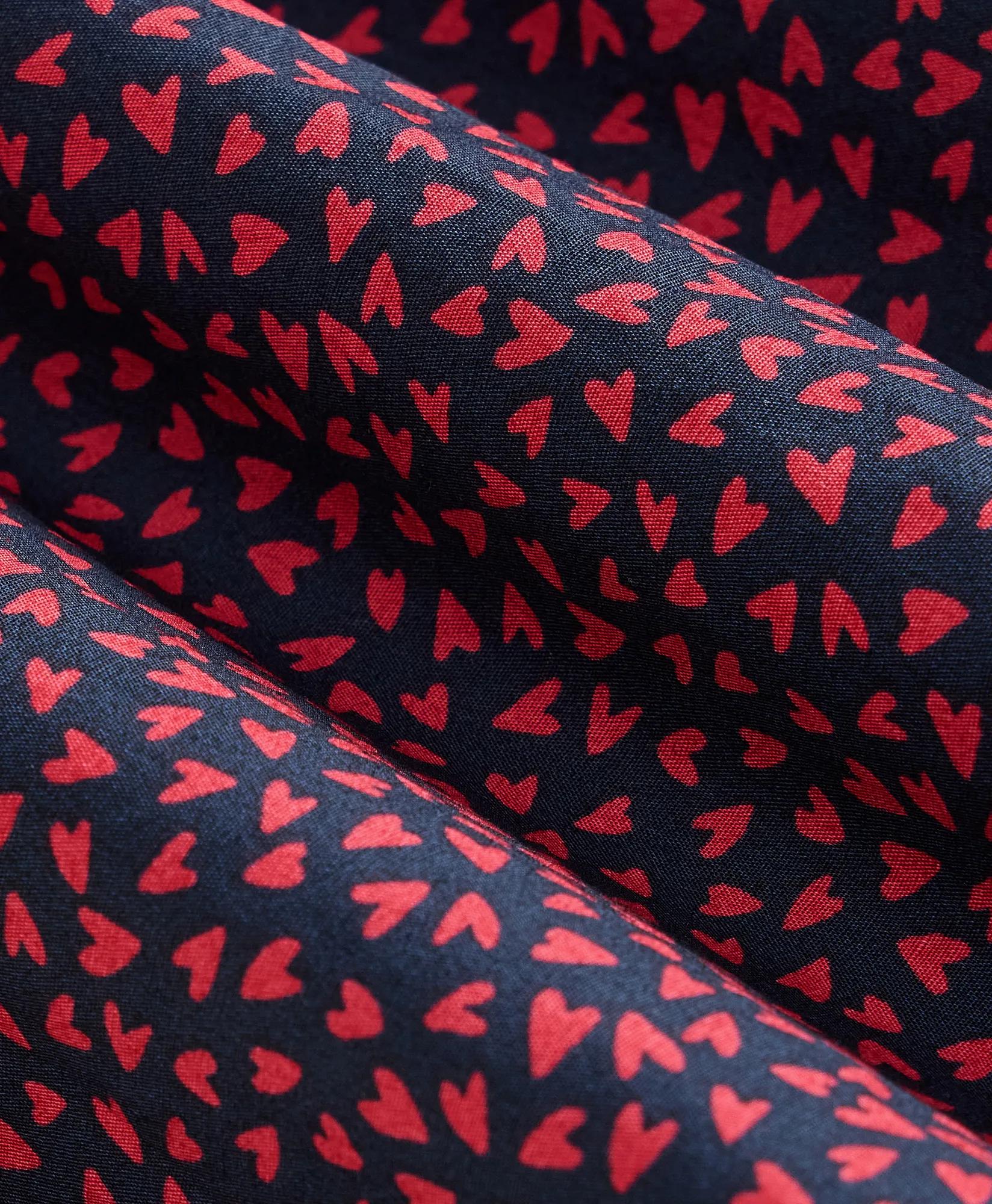 Cotton Broadcloth Heart Boxers, image 2