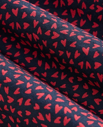 Cotton Broadcloth Heart Boxers, image 2