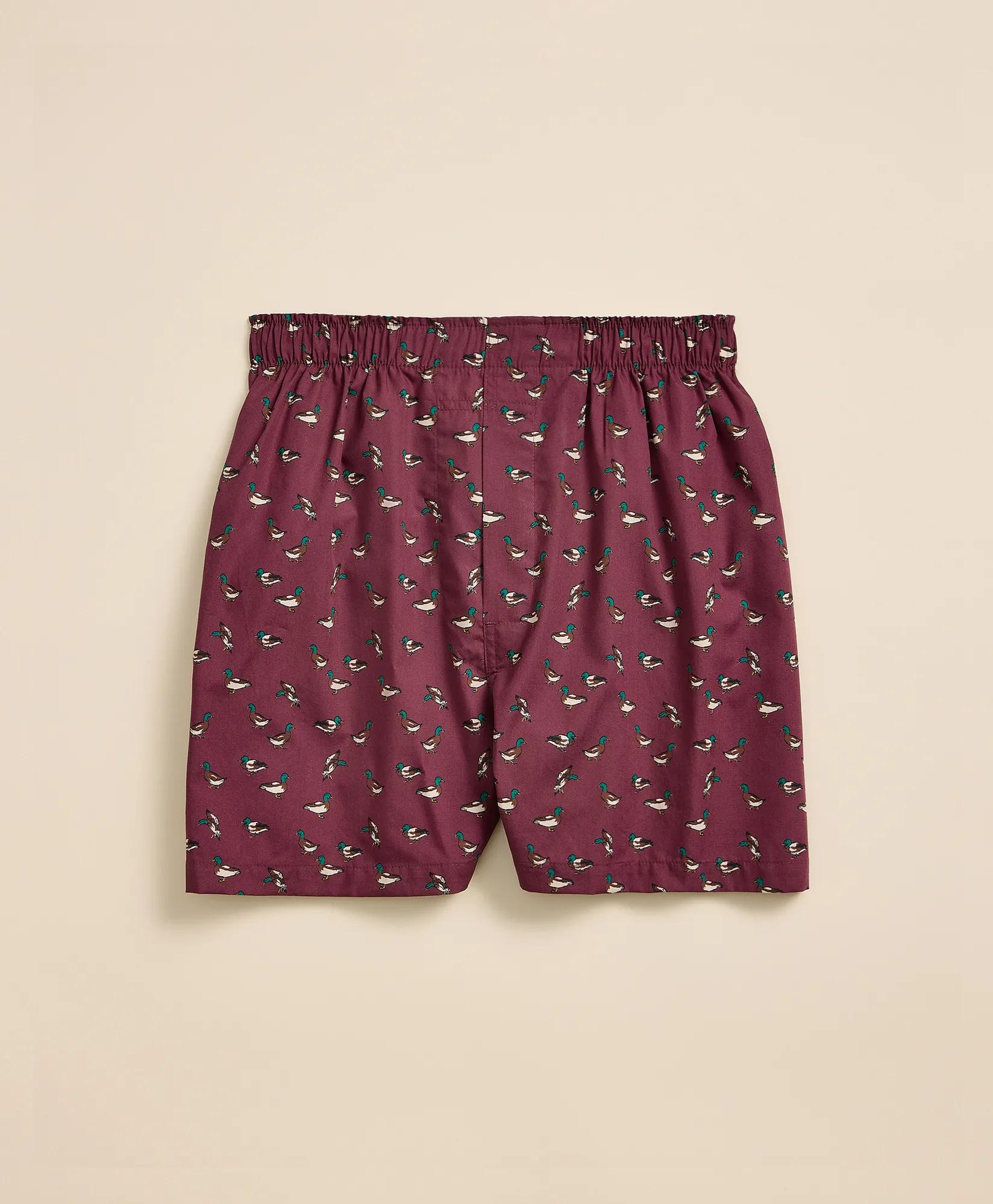 Cotton Broadcloth Mallard Boxers, image 1