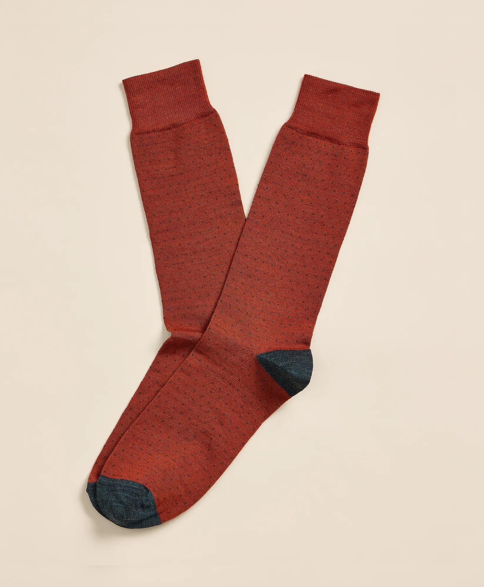 Wool-Blend Dot Socks, image 1