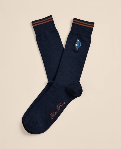 Cotton-Blend Henry Socks